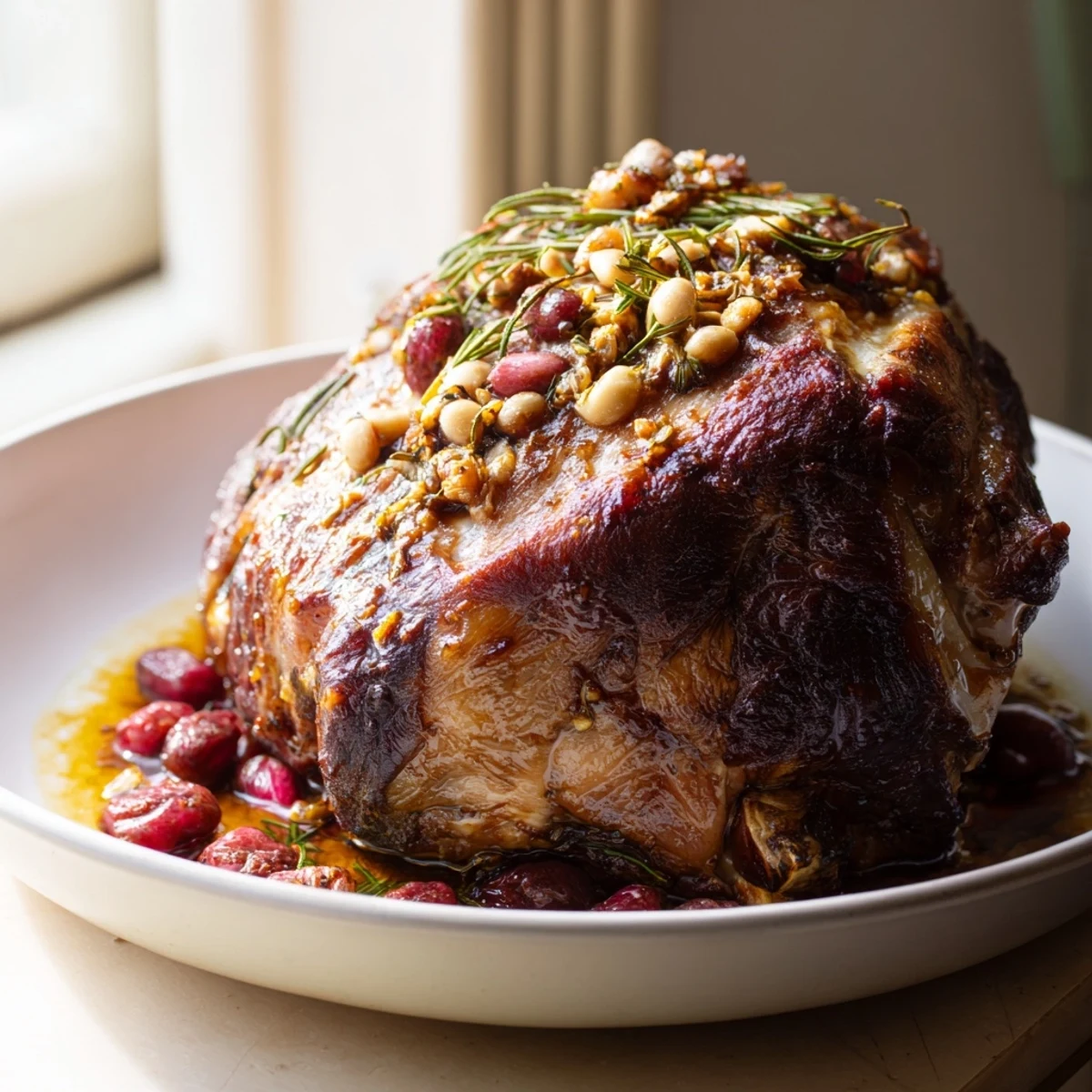 Juicy Plum-Soft Pork Chops glistening with a rich balsamic glaze, ready for a comforting dinner.