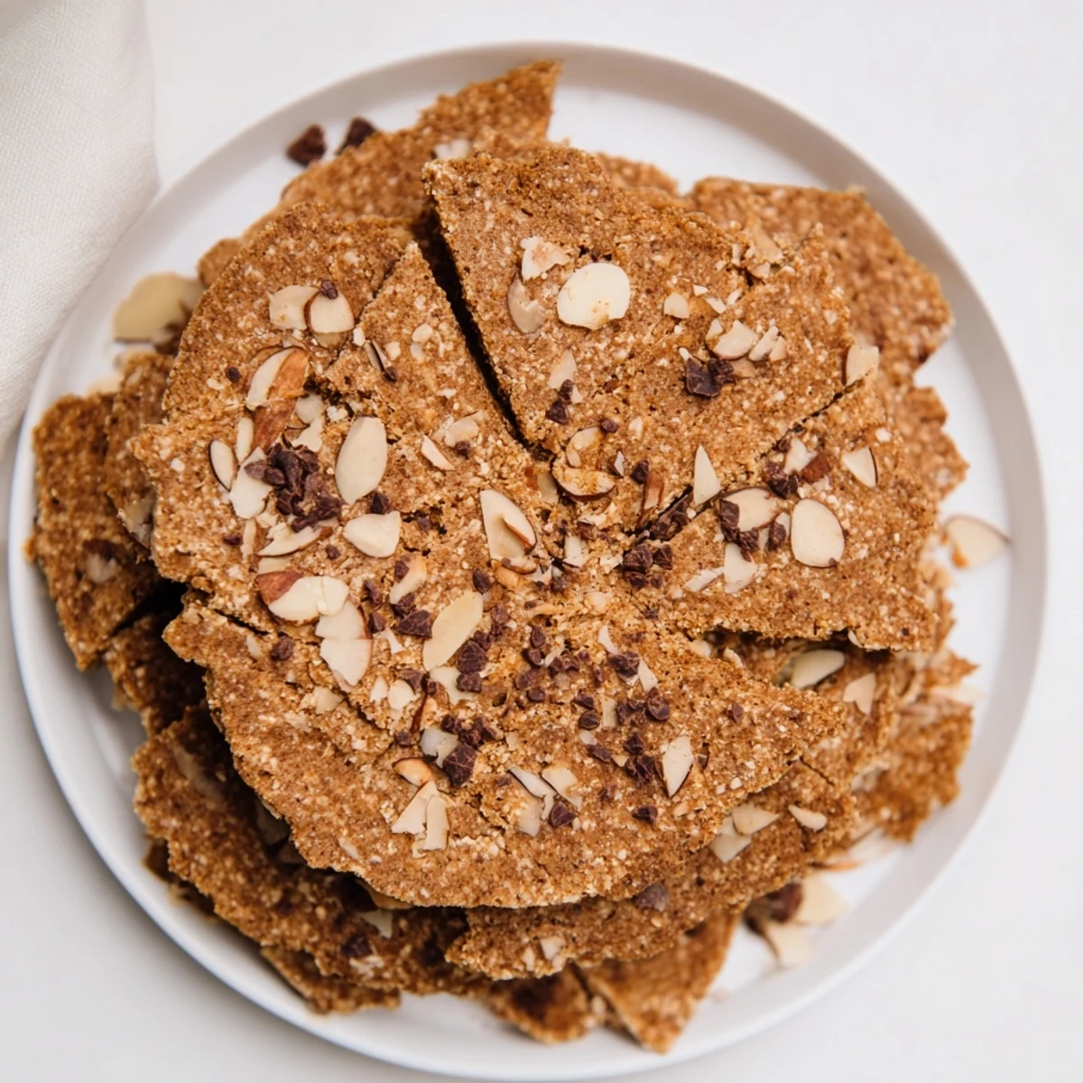 Warm, golden-brown Soft Sweet Almond Biscotti, perfect for dunking into your morning coffee.