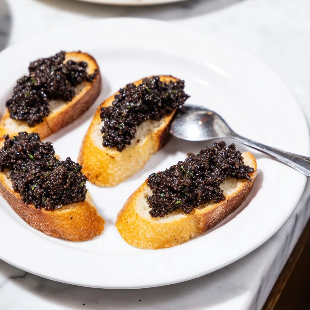 Black Olive Tapenade Crostini #47
