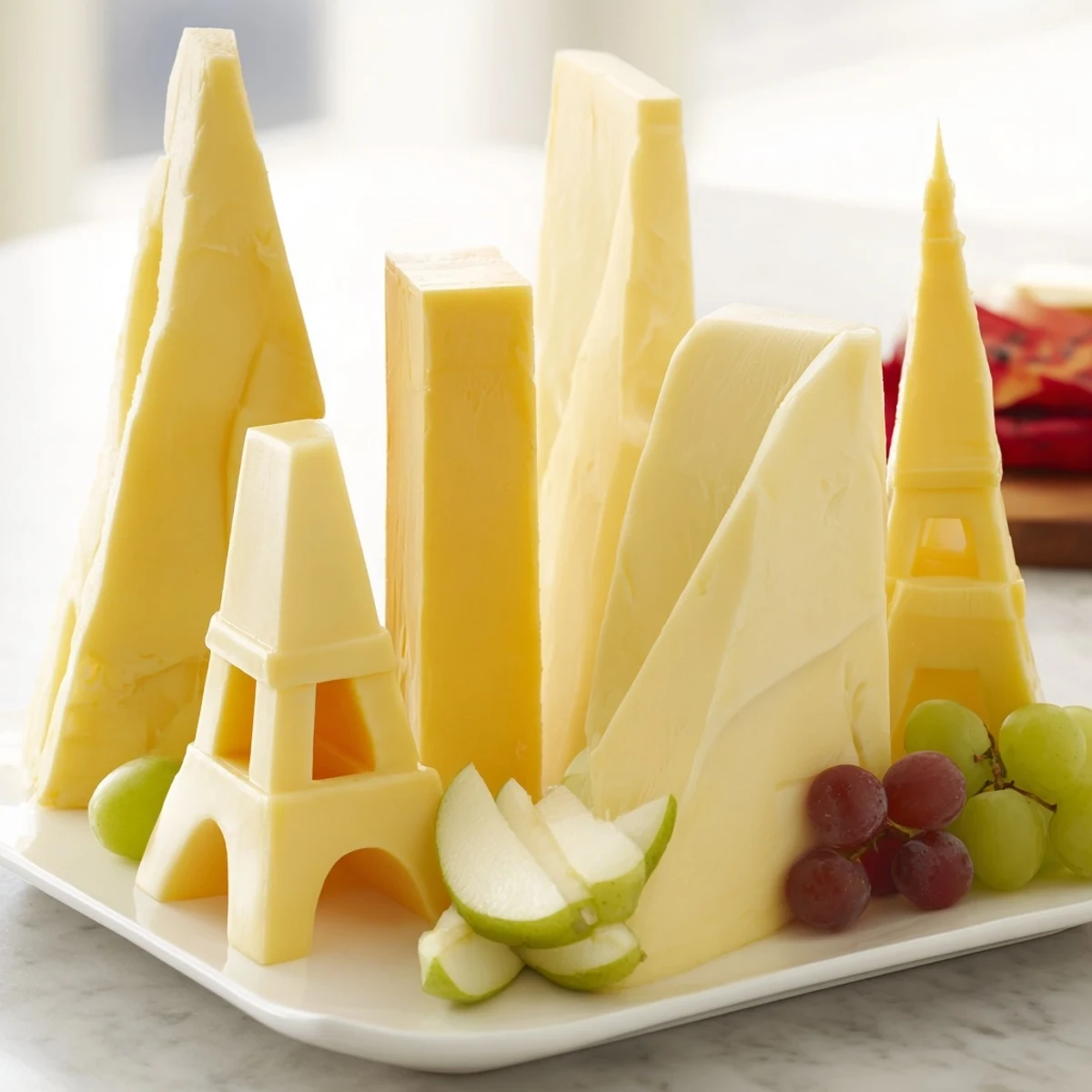 Skyline Silhouette Cheese Platter