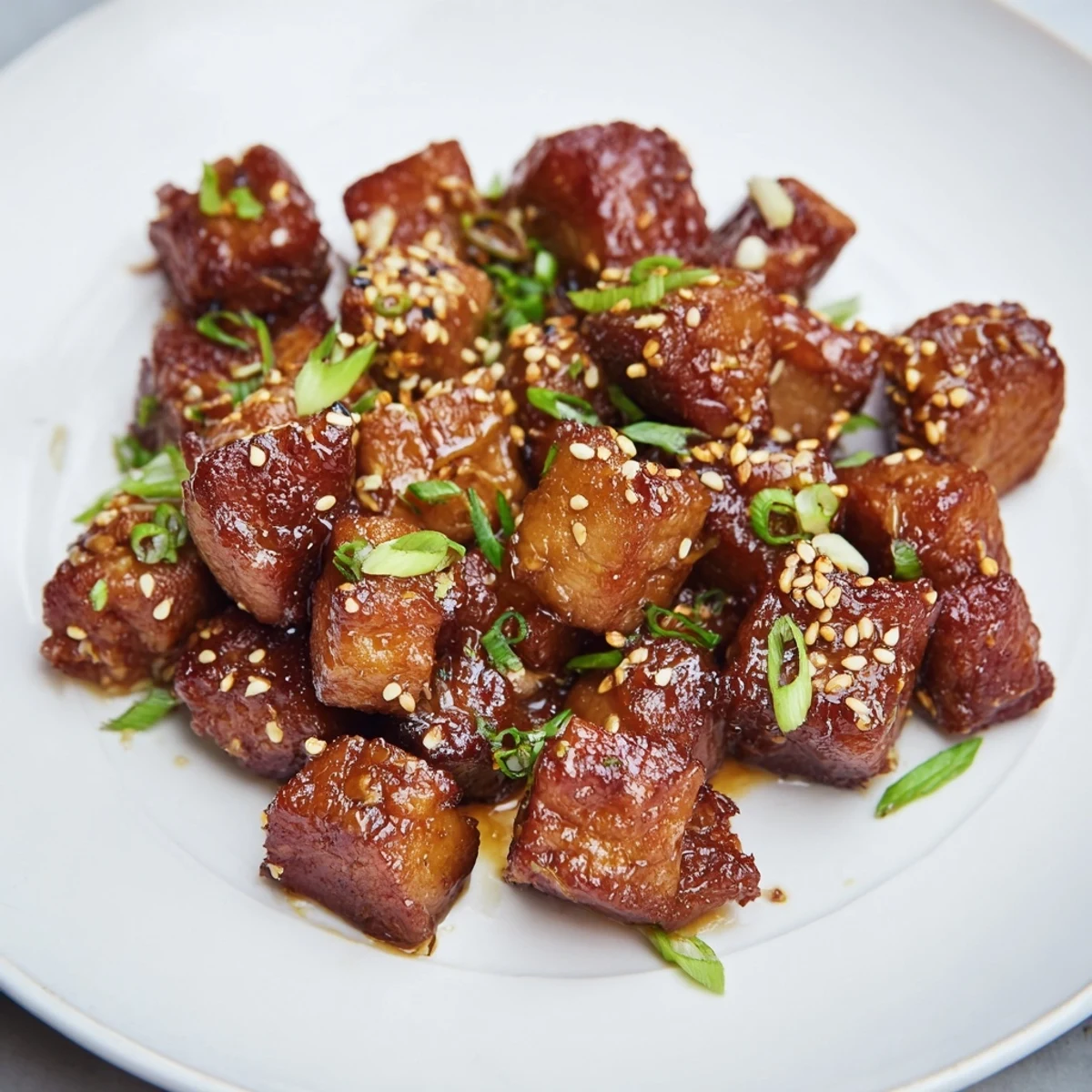 Golden, crispy Air Fryer Turkey Bites sprinkled with sesame seeds, ready for a delicious appetizer.
