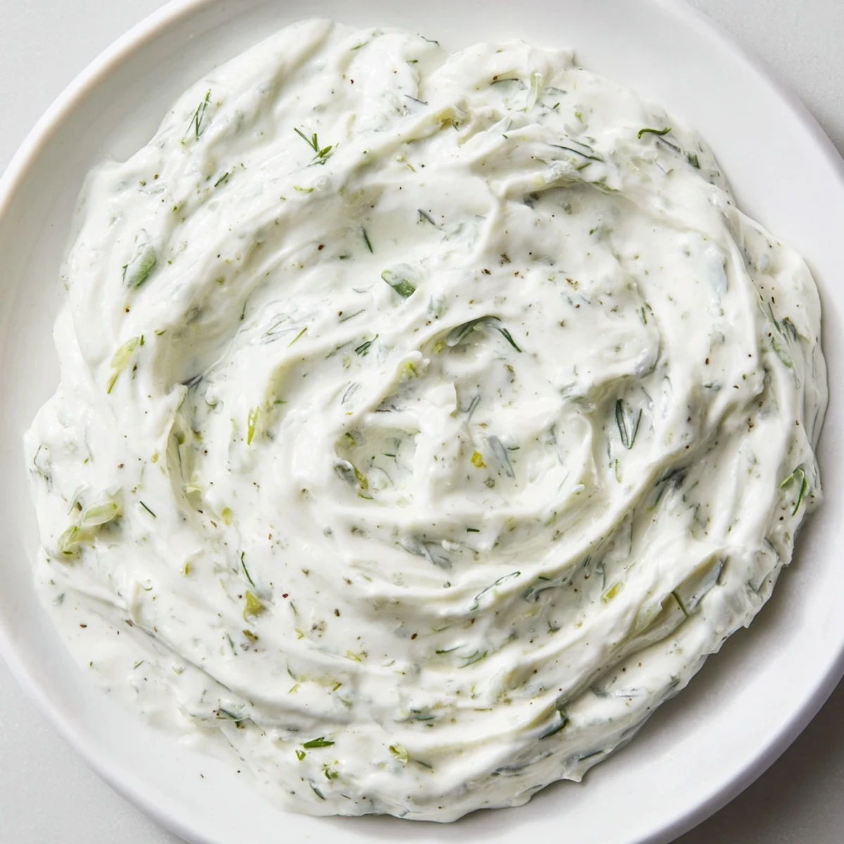 A close-up of vibrant Greek Yogurt Ranch Dip, creamy and ready to serve with fresh vegetables.