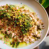 Golden, pan-seared Simple Fork-Friendly Lemon-Herb Tilapia, drizzled with a bright lemon caper sauce, ready to serve.