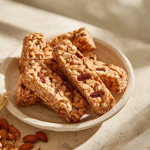 Warm, golden Chewy Oatmeal Raisin Cookies fresh from the oven, offering a sweet, comforting aroma.