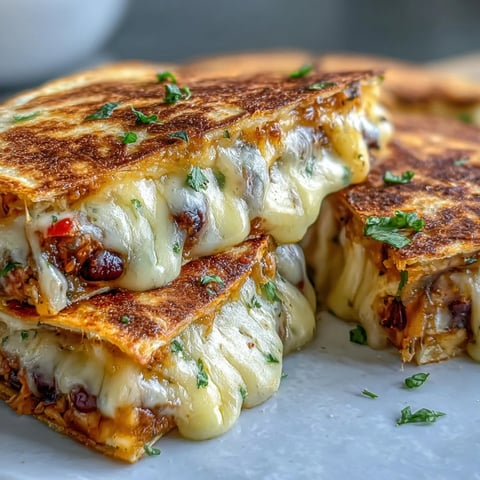 Golden-baked Blooming Quesadilla Ring with melted cheese, beans, and peppers, arranged on a platter with salsa and sour cream.