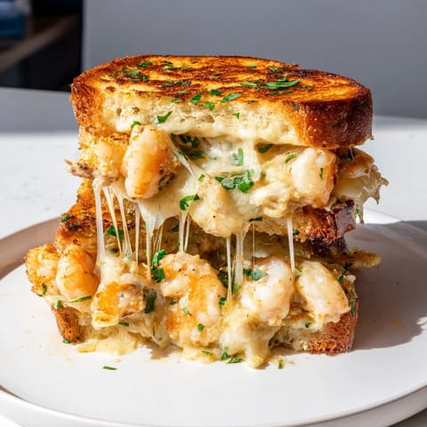 Quick Shrimp Grilled Cheese