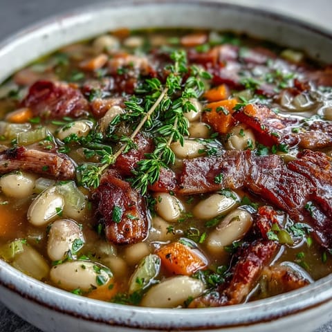 Ham Navy Bean Thyme