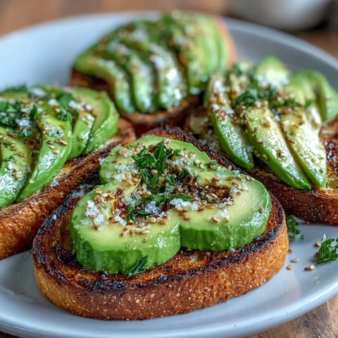 Shamrock Avocado Toast with Everything Seasoning, featuring a festive avocado shamrock topping on golden toasted bread.
