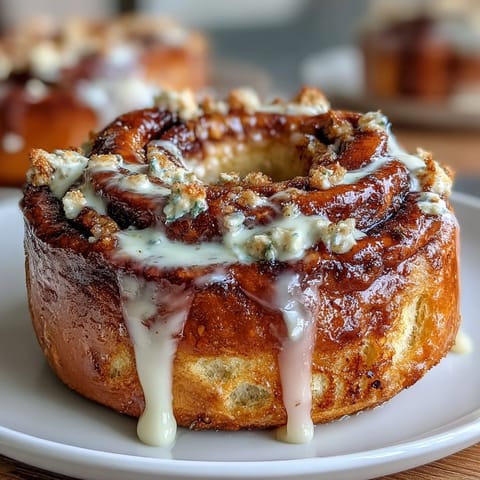 Soft, chewy cinnamon swirl protein bagels topped with a creamy vanilla Greek yogurt glaze, perfect for a high-protein breakfast.  