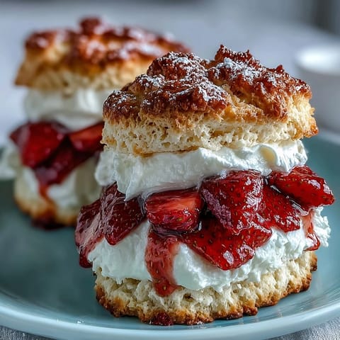 Classic Strawberry Shortcake Biscuits