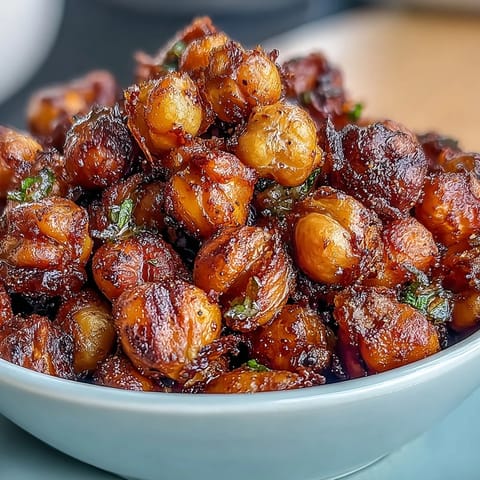 Crispy Baked Chickpeas Snack