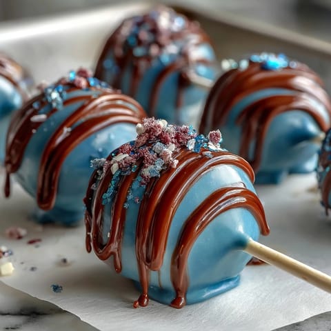 Pisces-Themed Galaxy Cake Pops