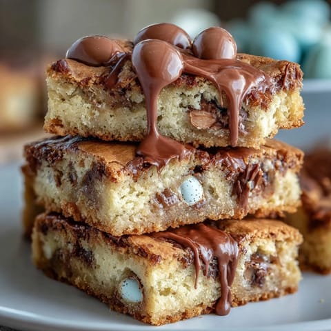 Cadbury Egg Blondies White