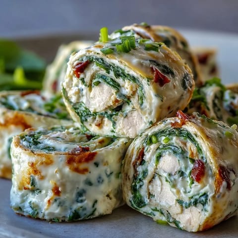 Turkey Cheese Spinach Pinwheels