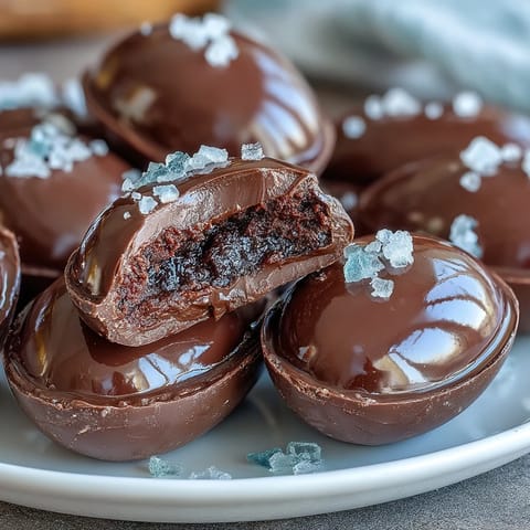 Dark Chocolate Peanut Butter Eggs