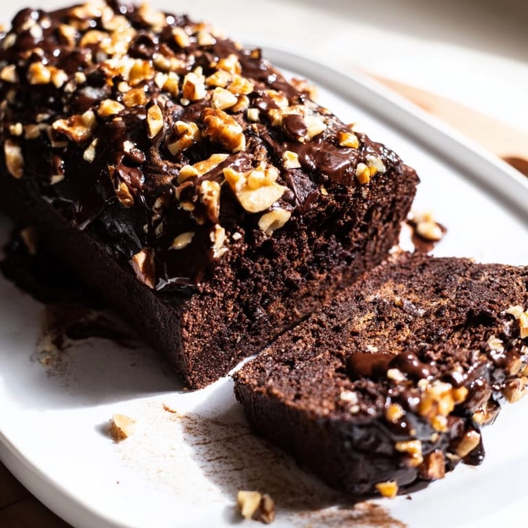 Golden-brown chocolate chip banana bread, showcasing a tender crumb and delicious chocolate flecks.