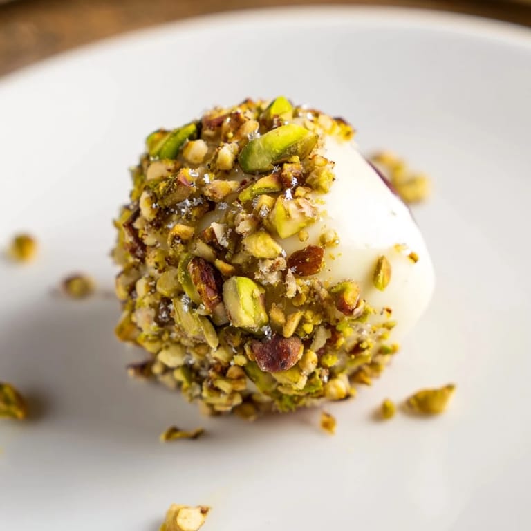 This image shows a beautifully arranged Sparkling Grape Cluster Appetizer with a glistening cheese coating and festive sparkles.