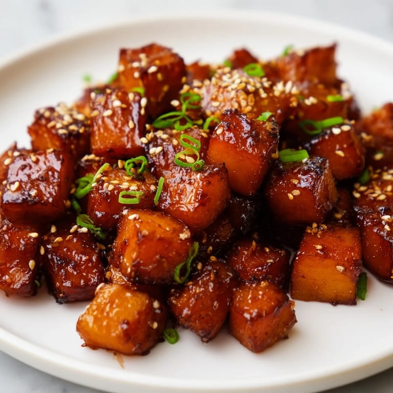 Sweet and savory Air Fryer Turkey Bites, perfectly caramelized and ready to serve at your New Year's Eve party.