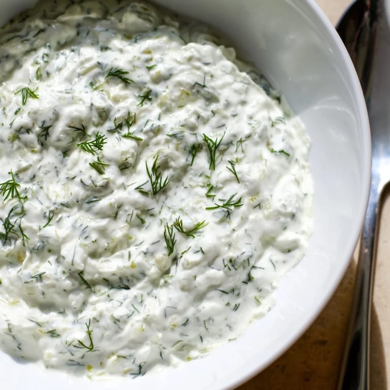 Cool, vibrant Greek Yogurt Herb Dip is a perfect light appetizer for your next party, ready to serve!