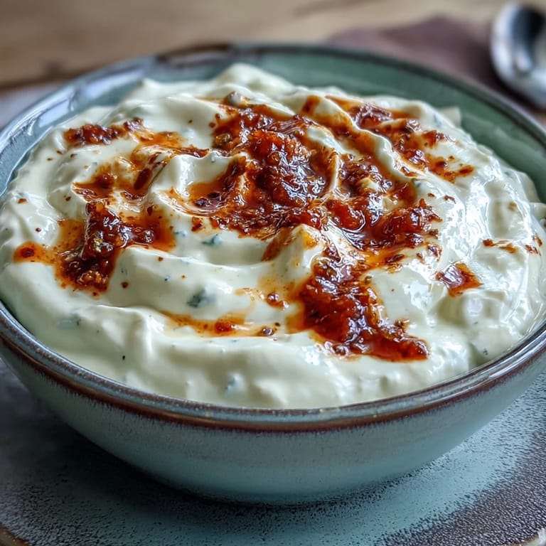 Homemade Southwest Ranch Sauce in a glass jar with a spoon, ready to serve as a dip or spread for wraps.
