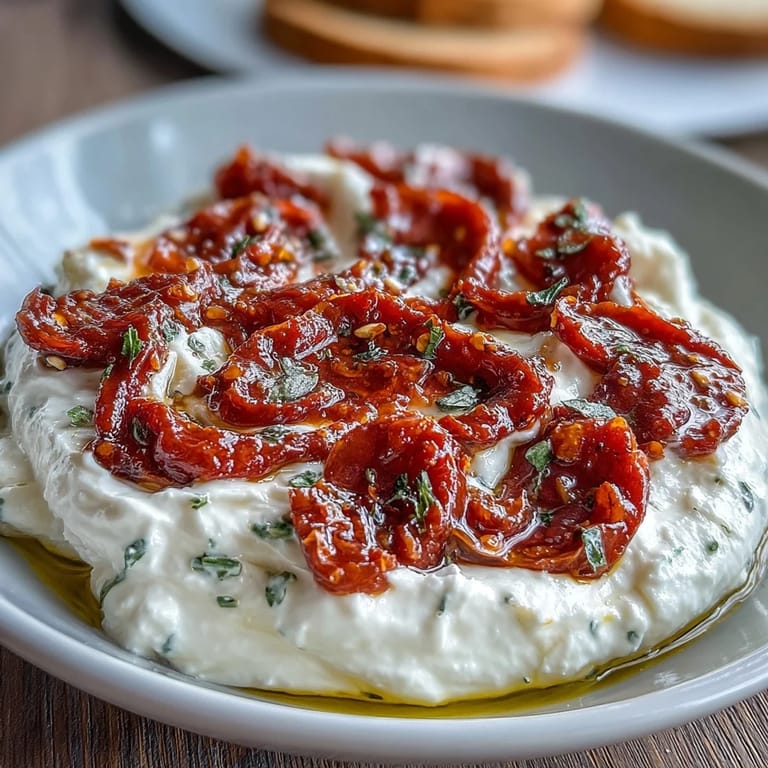 Vibrant Calabrian chili cream cheese dip served with crisp vegetable sticks and warm pita chips.