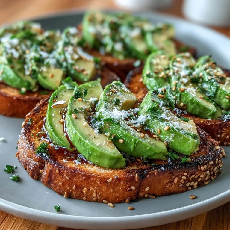 Festive breakfast toast topped with a shamrock-cut avocado and crunchy everything seasoning for St. Patrick's Day brunch.