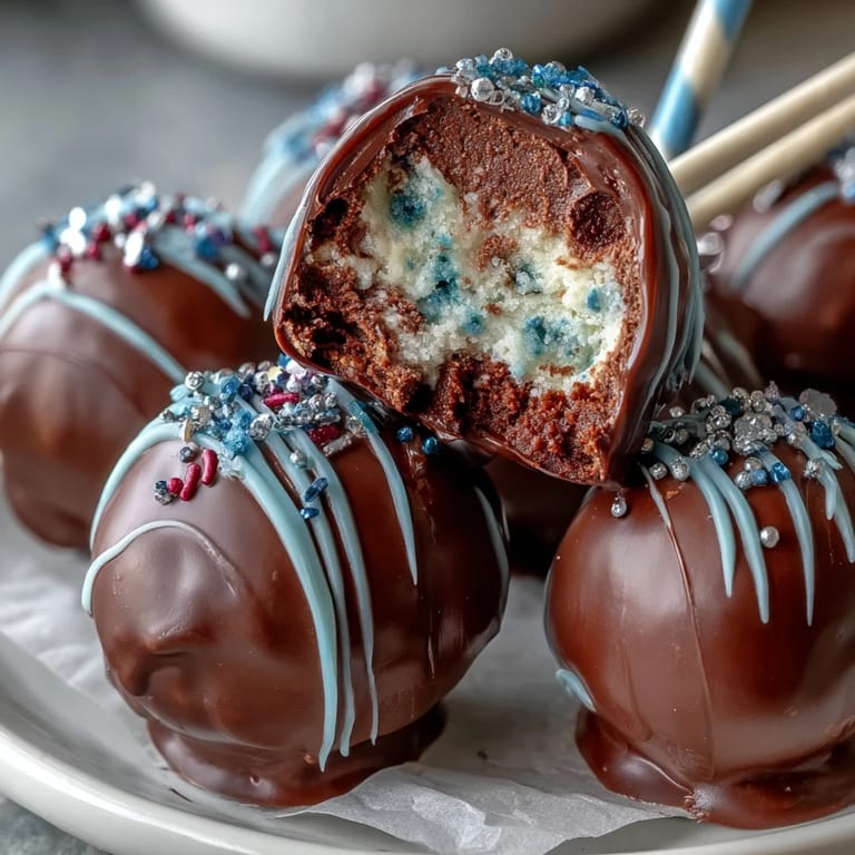 Celestial cake pops inspired by Pisces zodiac, decorated with shimmering edible glitter and vibrant galaxy colors for a magical dessert.