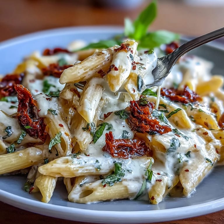 Decadent Marry Me Pasta, a warm skillet meal topped with parmesan flakes.